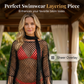 JCUK Summer Metallic Crochet Cover-Up – Lightweight, Flowy & Effortlessly Stylish summer outfit