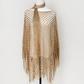 JCUK Summer Metallic Crochet Cover-Up – Lightweight, Flowy & Effortlessly Stylish summer outfit