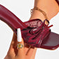 Lace Kitten Heel Mules 👡✨ – Square Toe, Bow Accent, Slip-On, 3 Colours