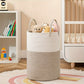 💥Up to 50% off ！！58L Cotton Rope Laundry Basket 🧺✨ – Soft, Sturdy, Two-Tone Handles, Versatile Storage
