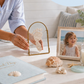Arch Keepsake Frame ✨ – Double-Sided Glass, Gold Metal, Foldable Stand, 3 Sizes