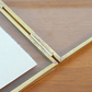 Arch Keepsake Frame ✨ – Double-Sided Glass, Gold Metal, Foldable Stand, 3 Sizes