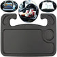 Steering Wheel Tray Table 🚗🍔 – Foldable, Cup & Tablet Slot, Lightweight