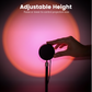 Sunset Projection Lamp 🌅✨ – Adjustable, Rainbow Filters, Aluminium, USB Powered