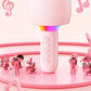 Karaoke Microphone Speaker – Wireless Bluetooth Mic with Voice Effects, RGB Lights, Dual Pairing