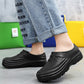 Men’s Waterproof Oilproof Slip‑On Work Shoes – Non‑Slip EVA, Soft Cushion, Sizes 35‑47