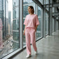 Comfortable Casual 2-Piece Set with Sparkle Detail