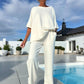 Comfortable Casual 2-Piece Set with Sparkle Detail