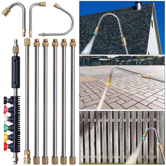 🧹 50% Off! 🏡 4000 PSI Telescopic Pressure Washer Wand — 3-in-1 whole-home cleaning; clean high surfaces without a ladder ✨