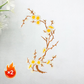 Elegant Plum Blossom Iron-On Patch