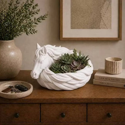 Decorative Horse Catchall Bowl for Keys