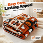 ⏳LAST DAY SALE 50%🎃Halloween Patchwork Flannel Blanket