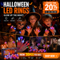 🔥🎃Spooky Season Hot Sale 50% OFF:£14.99‼️✨LED Light Halloween Glowing Ring 💍| Flashing Light‑Up Party Favor for Halloween Night👻